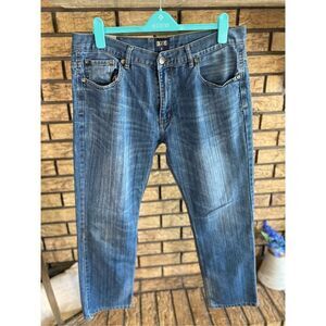 FUSAI Mens Blue Jeans